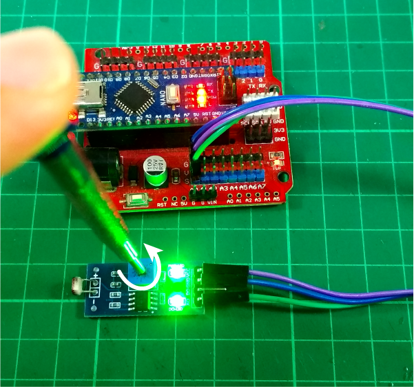 Arduino Light Sensor Wiring Diagram