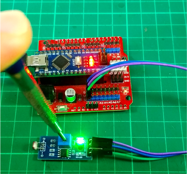 Arduino Light Sensor Wiring Diagram