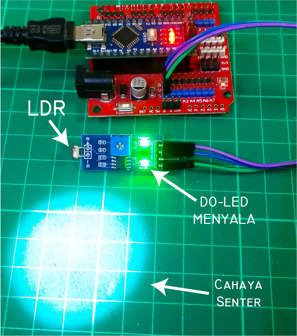 Arduino Light Sensor Wiring Diagram