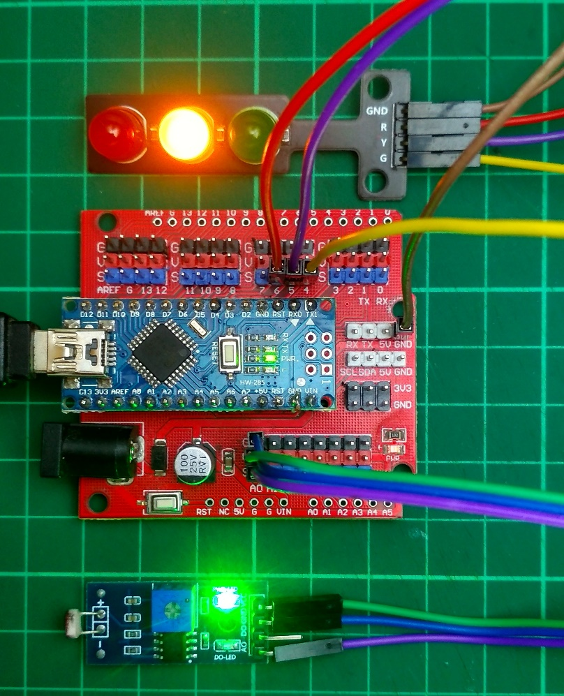 Arduino Light Sensor Wiring Diagram