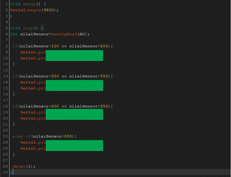 Arduino IDE Sketch Program