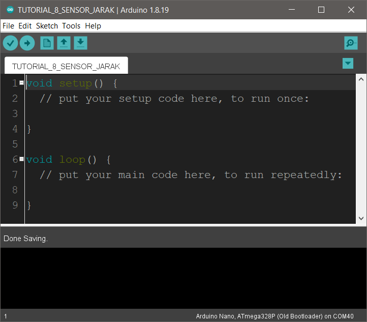 Arduino IDE Sketch Program